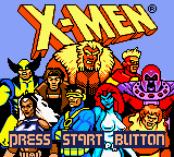 X-Men - Mutant Academy Title Screen